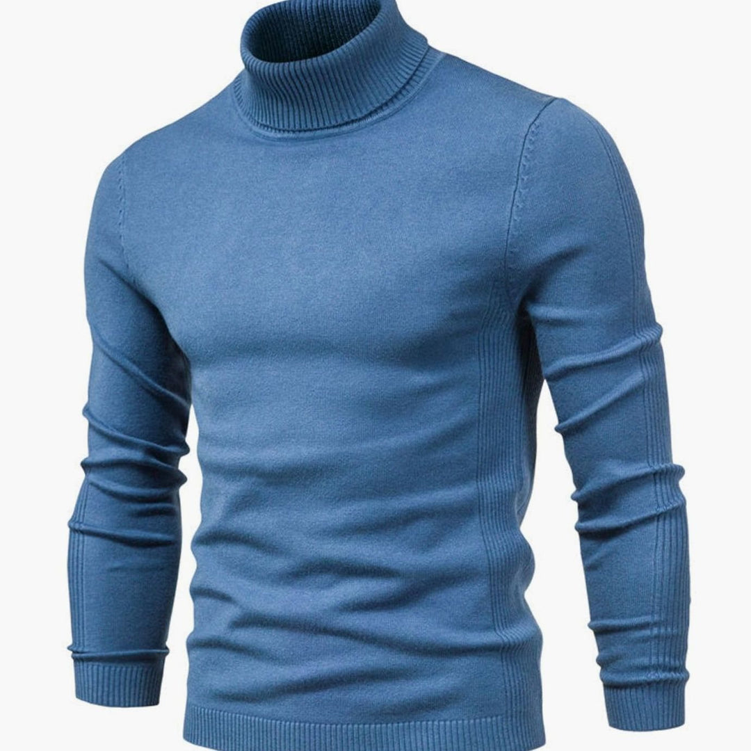 Men's Slim-Fit Turtleneck Knit Sweater