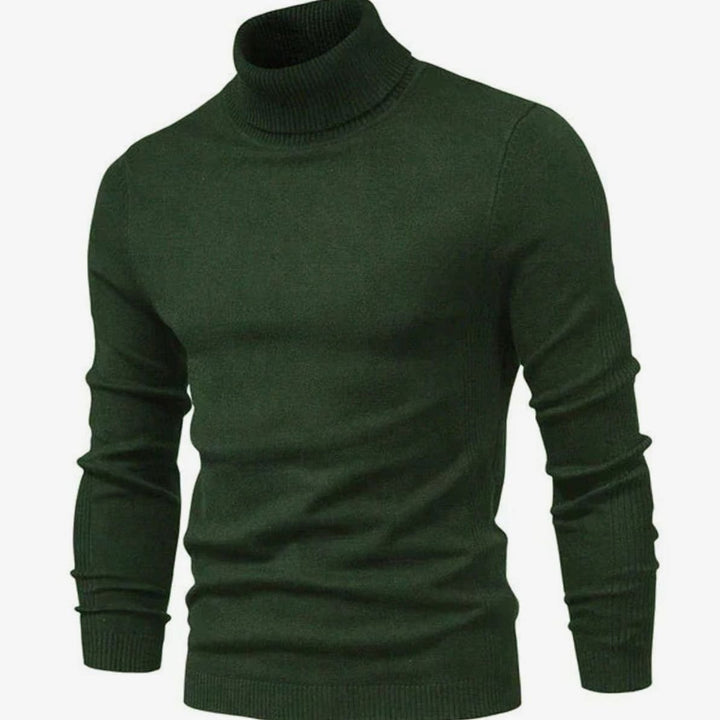 Men's Slim-Fit Turtleneck Knit Sweater