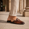 Men's Slip-On Mules with Horsebit Detail
