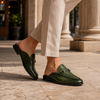 Men's Slip-On Mules with Horsebit Detail