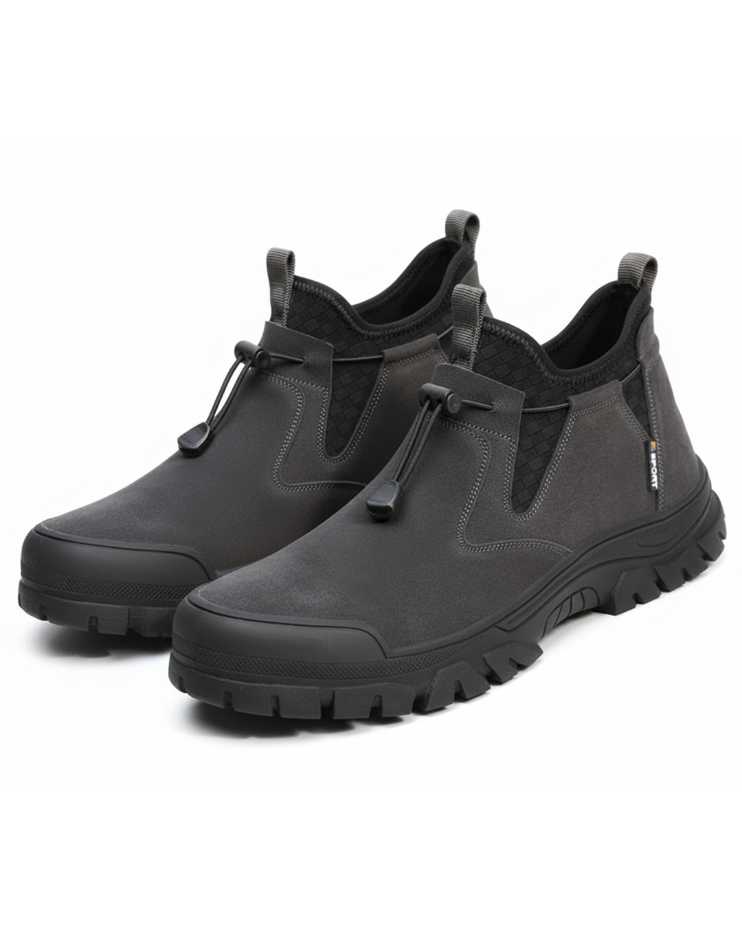 Men's Slip-On Steel-Toe Boots