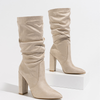 Women's Slouch Block Heel Knee-High Boots