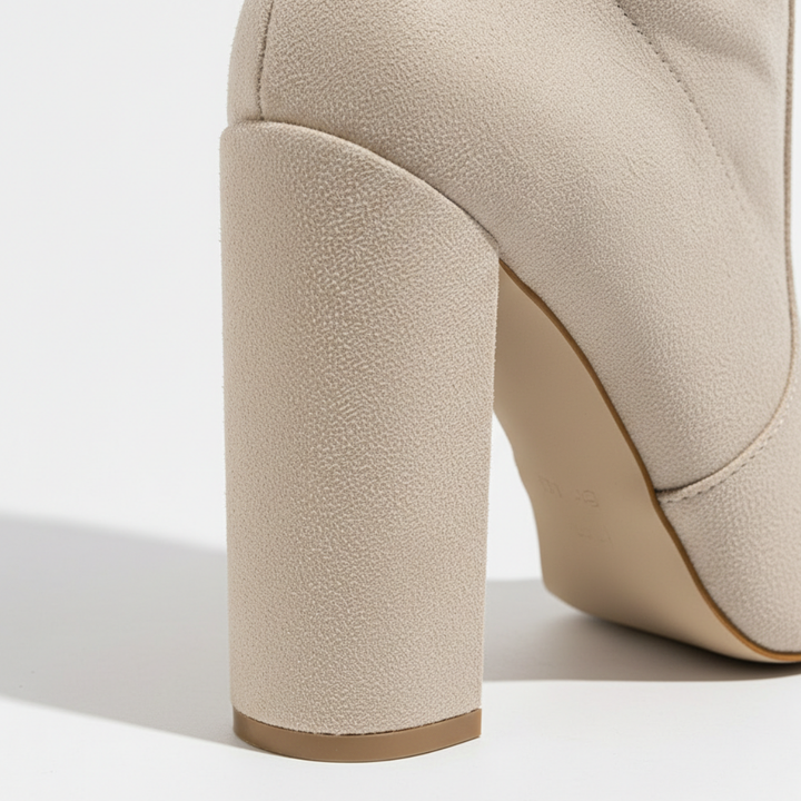 Women's Slouch Block Heel Knee-High Boots