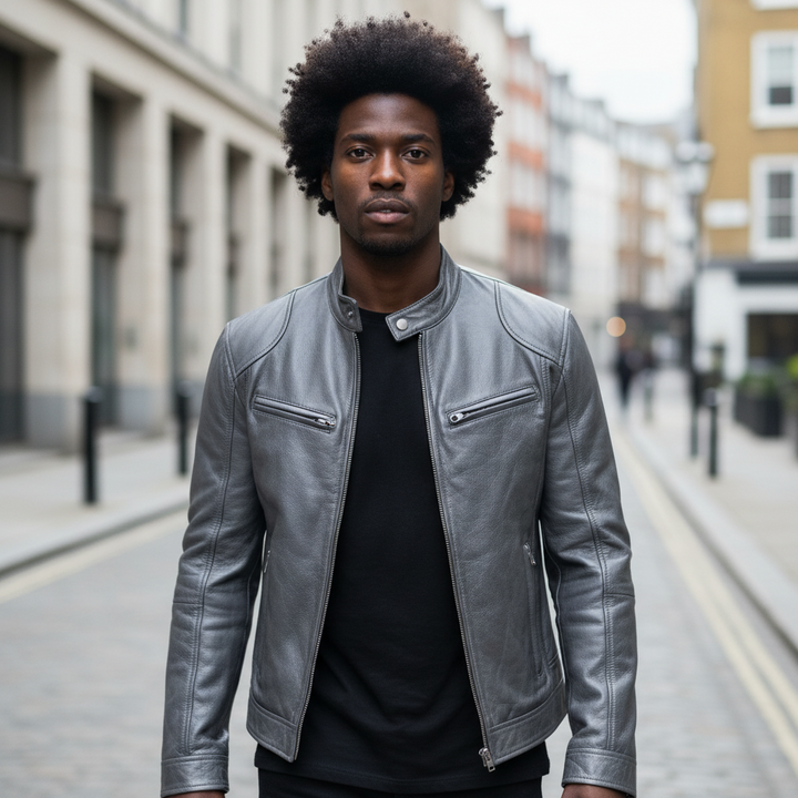 Men's Stand-Collar Bomber Jacket
