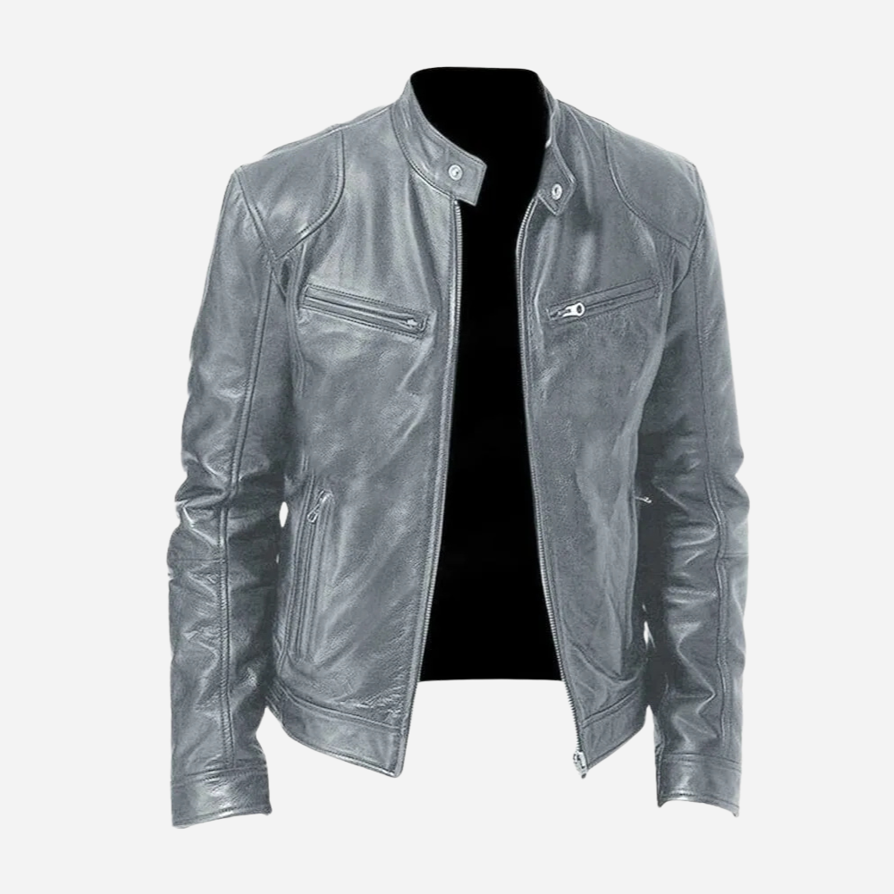 Men's Stand-Collar Bomber Jacket