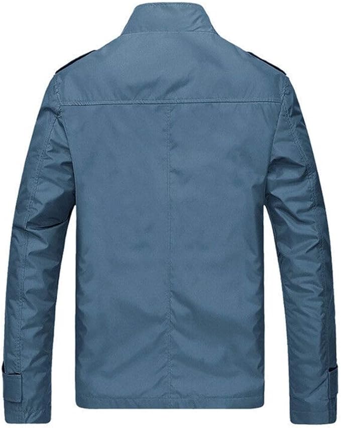 Men's Stand Collar Zip Jacket
