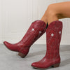 Women's Star-Embroidered Western Boots