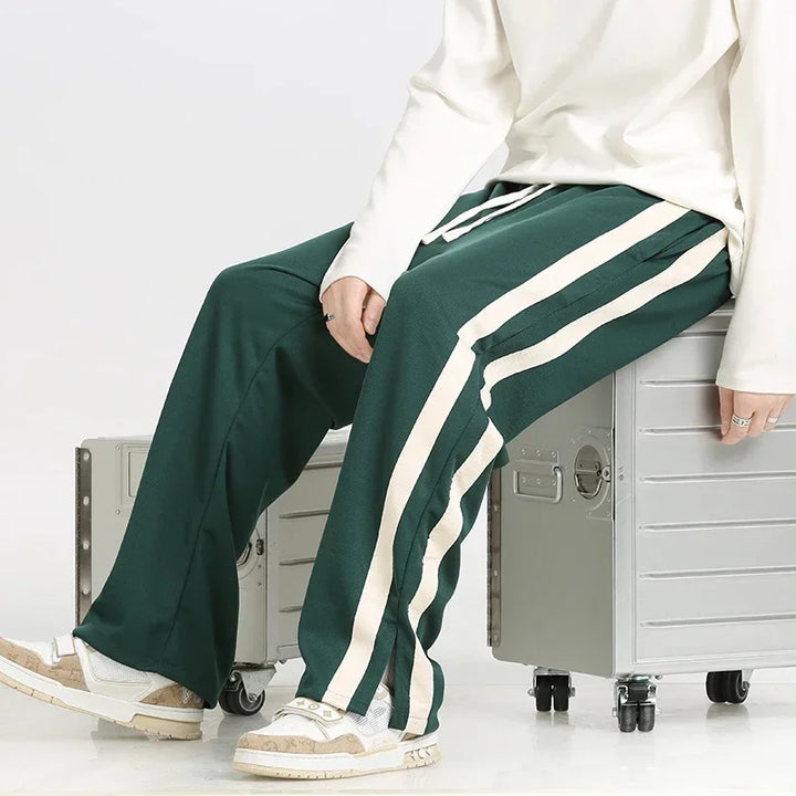 Men's Straight-Fit Joggers with Adjustable Waistband
