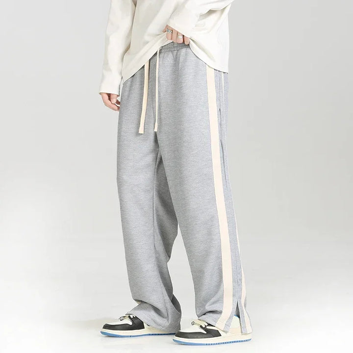 Men's Straight-Fit Joggers with Adjustable Waistband