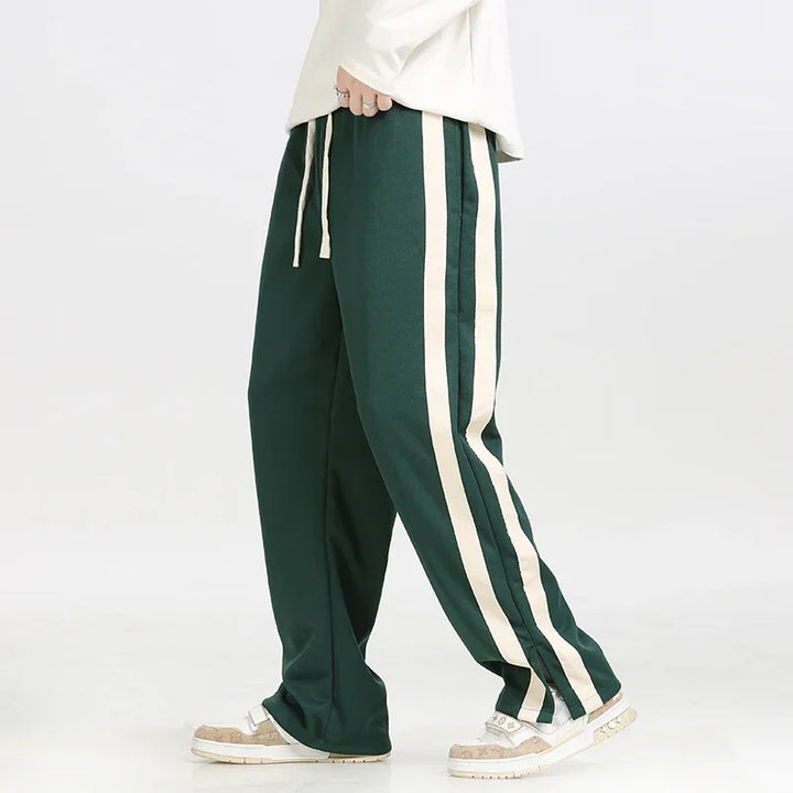Men's Straight-Fit Joggers with Adjustable Waistband