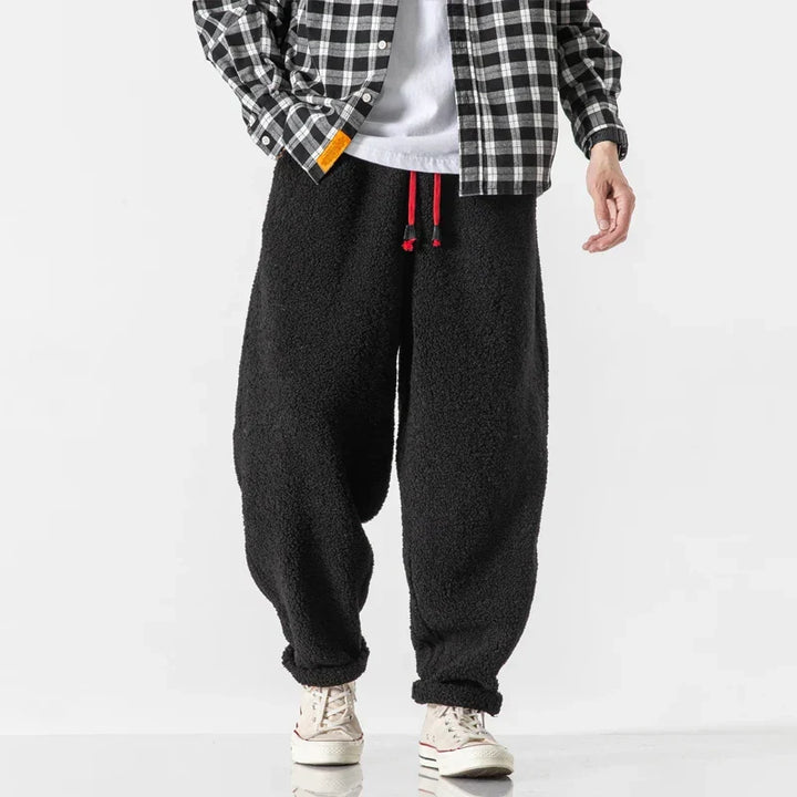 Men's Straight-Leg Joggers with Drawstring Waist