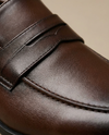 Men's Strap Loafers with Stitched Detail