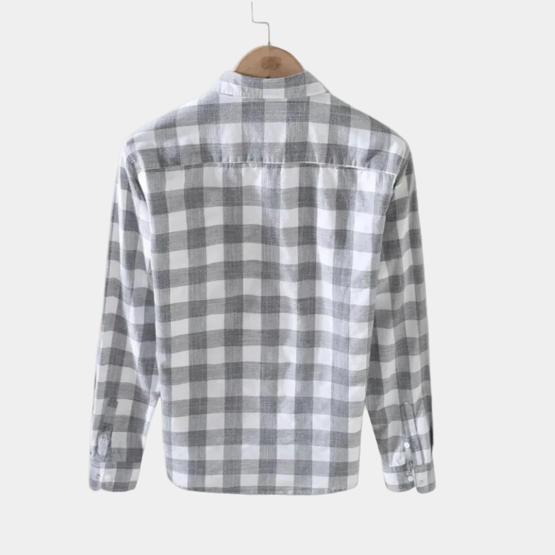 Men's Striped Button-Down Shirt