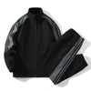 Men's Striped Two-Piece Tracksuit Set