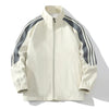 Men's Striped Two-Piece Tracksuit Set