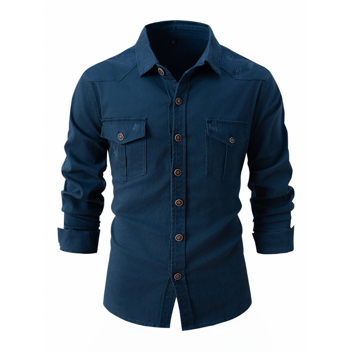 Men's Structured Button-Up Workshirt
