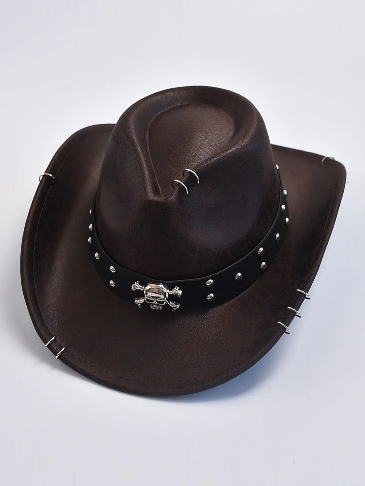 Men's Studded Western Cowboy Hat