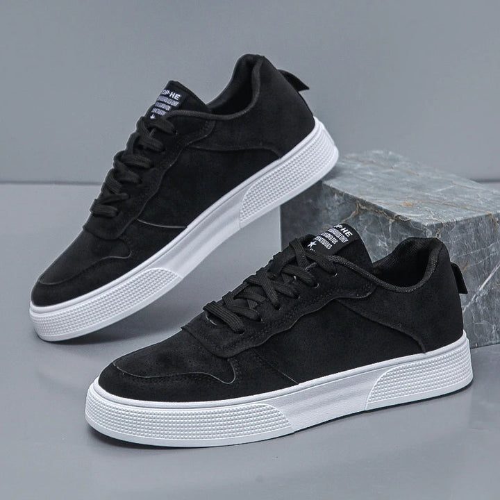 Men's Suede-Effect Lace-Up Trainers