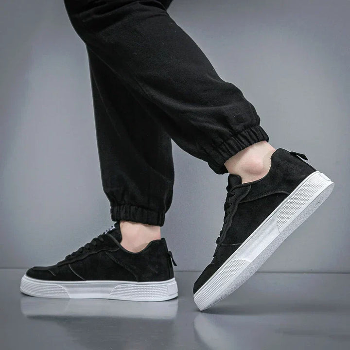 Men's Suede-Effect Lace-Up Trainers