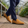 Men's Suede-Effect Penny Loafers