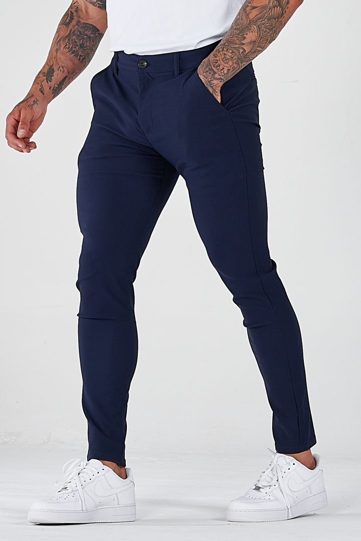 Men's Super Slim Tapered Ankle Trousers
