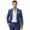Men's Tailored Fit Notch Lapel Formal Suit