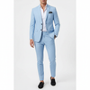 Men's Tailored Fit Notch Lapel Formal Suit