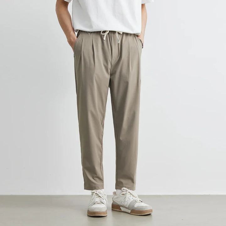 Men's Tailored Joggers with Drawstring Waistband