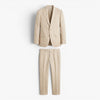 Men's Tailored Single-Breasted Suit Set