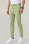 Men's Tapered Elastic-Waist Trousers