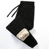 Men's Fleece-Lined Tapered Joggers with Elasticated Cuffs