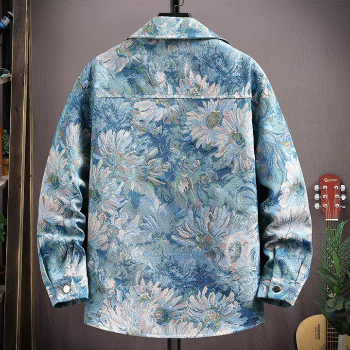 Men's Tapestry Print Overshirt