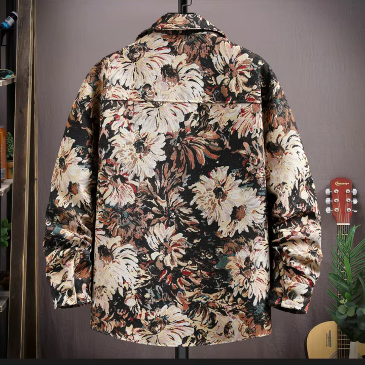 Men's Tapestry Print Overshirt