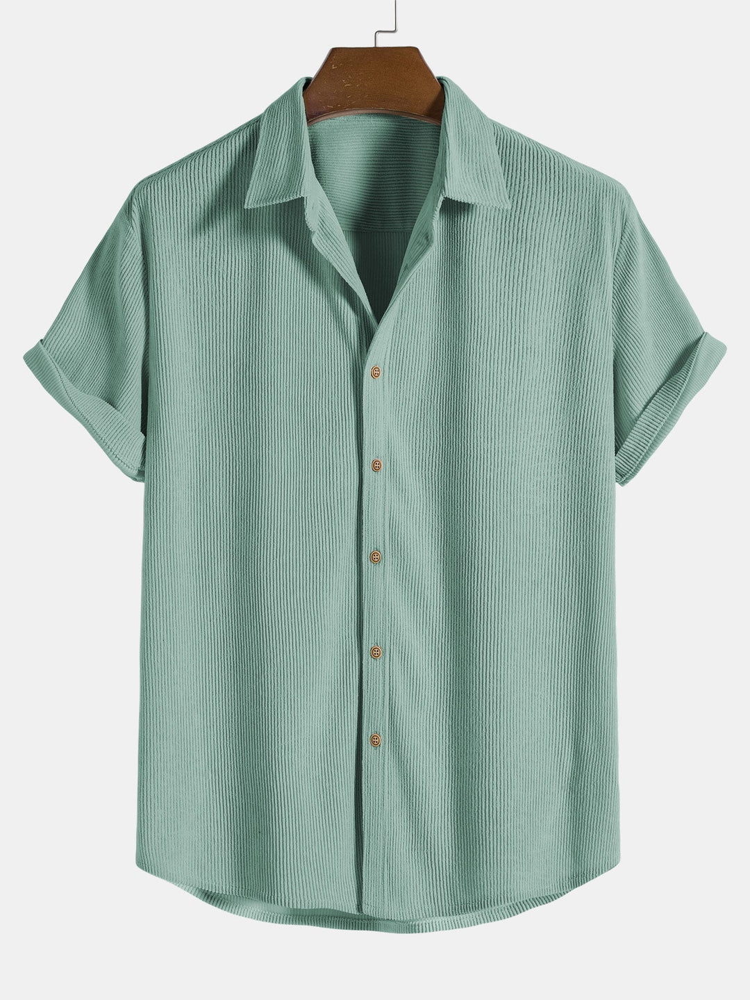 Men's Textured Short-Sleeve Shirt