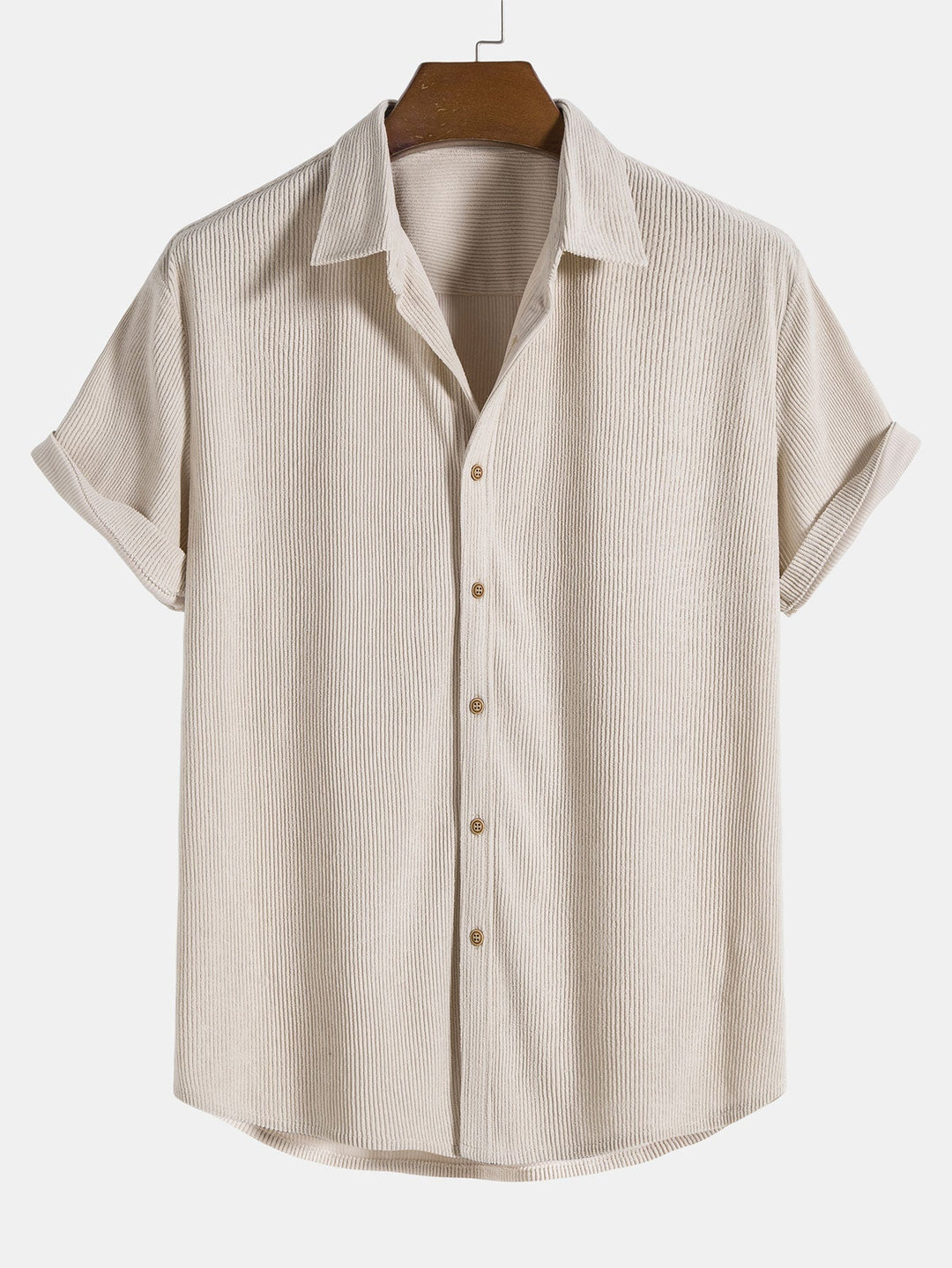 Men's Textured Short-Sleeve Shirt