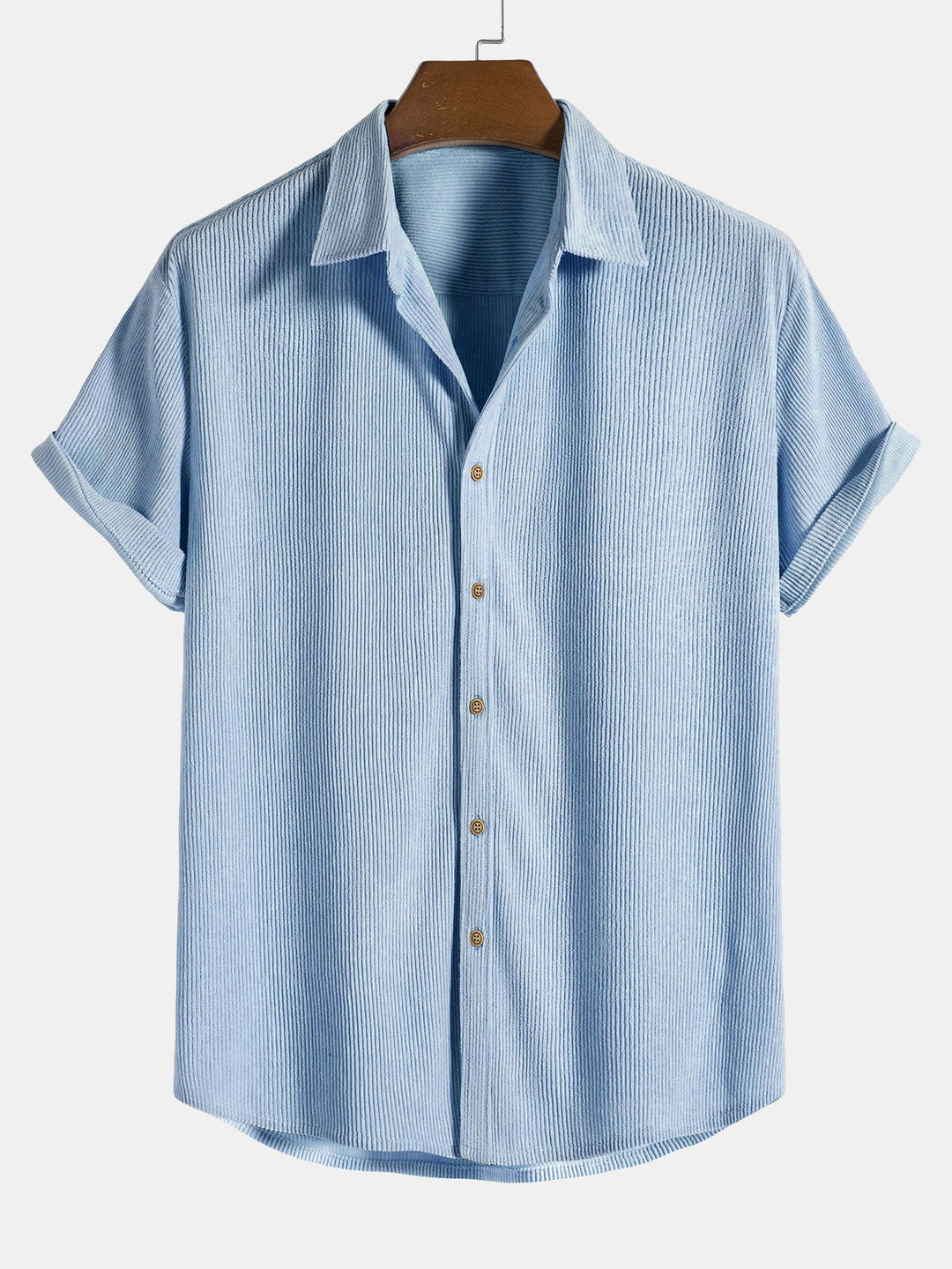 Men's Textured Short-Sleeve Shirt