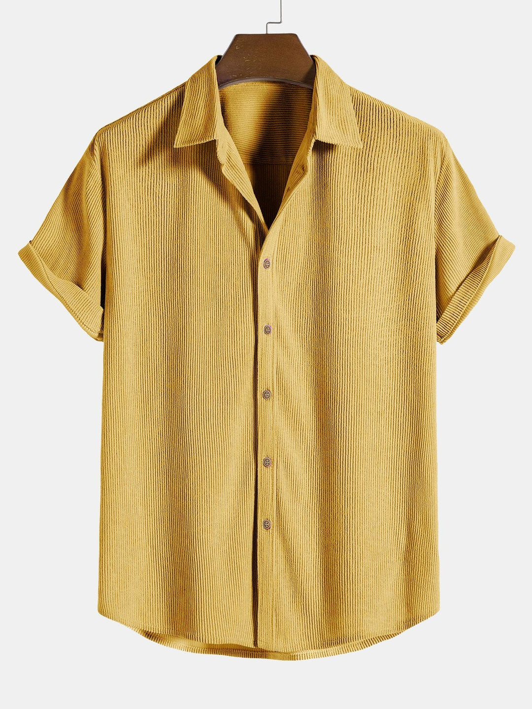 Men's Textured Short-Sleeve Shirt