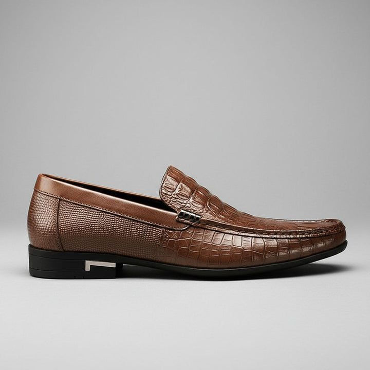 Men's Textured Slip-On Loafers