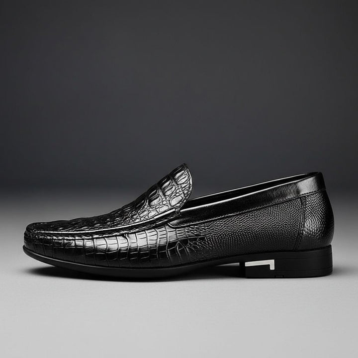 Men's Textured Slip-On Loafers