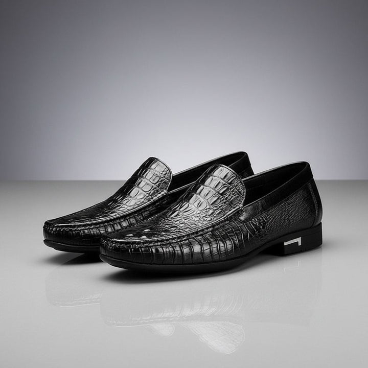 Men's Textured Slip-On Loafers