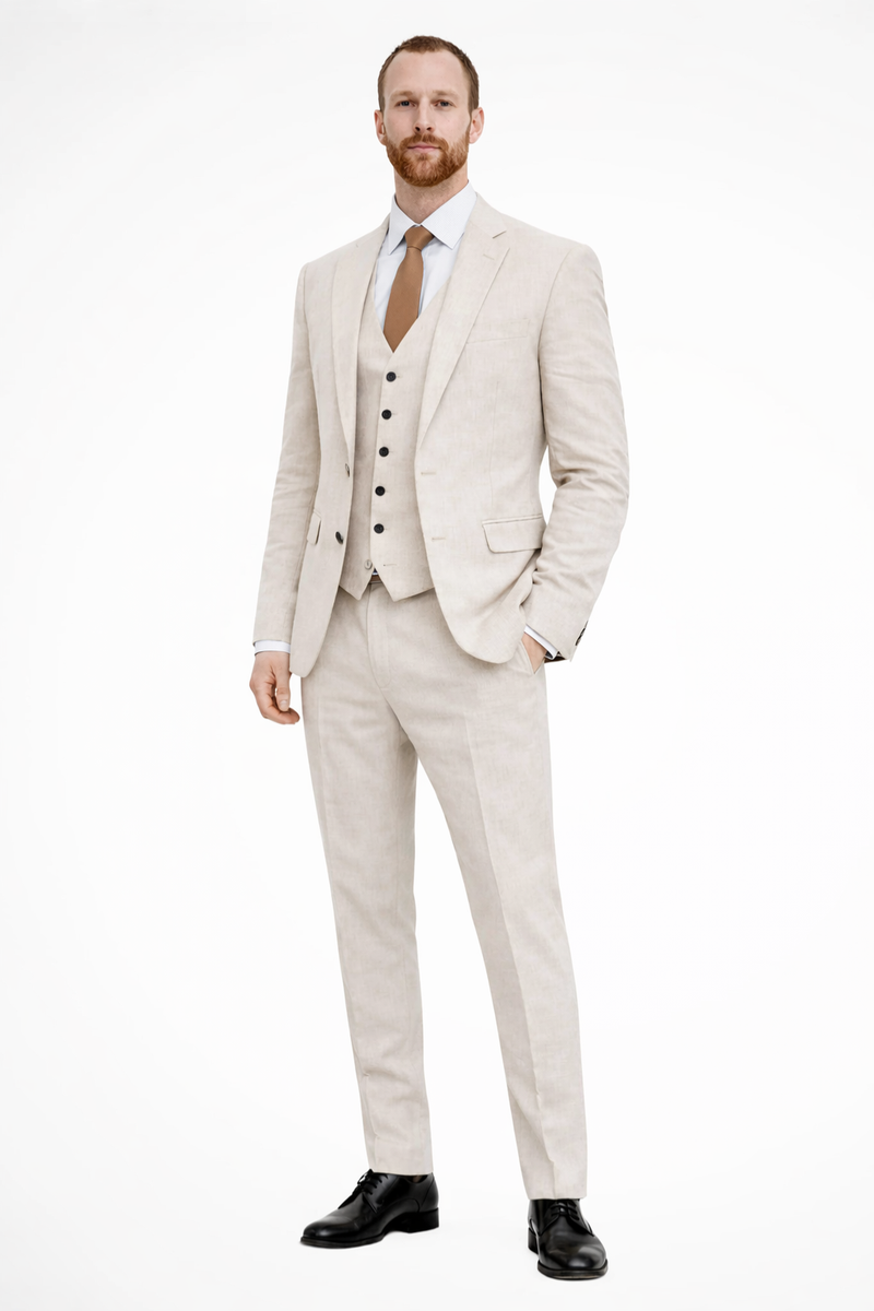 Men's Three-Piece Tailored Suit