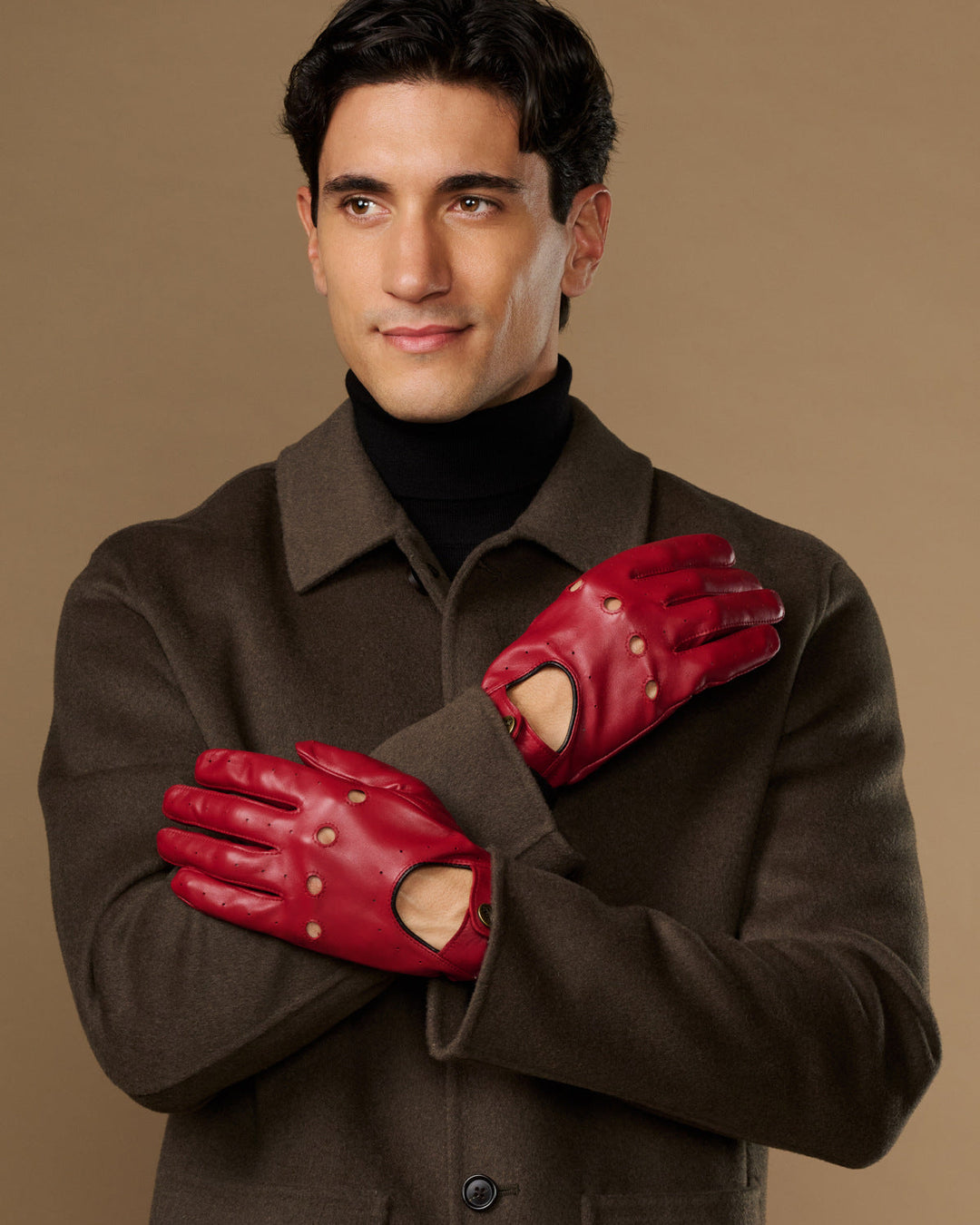 Men's Touchscreen Gloves with Elastic Wrist