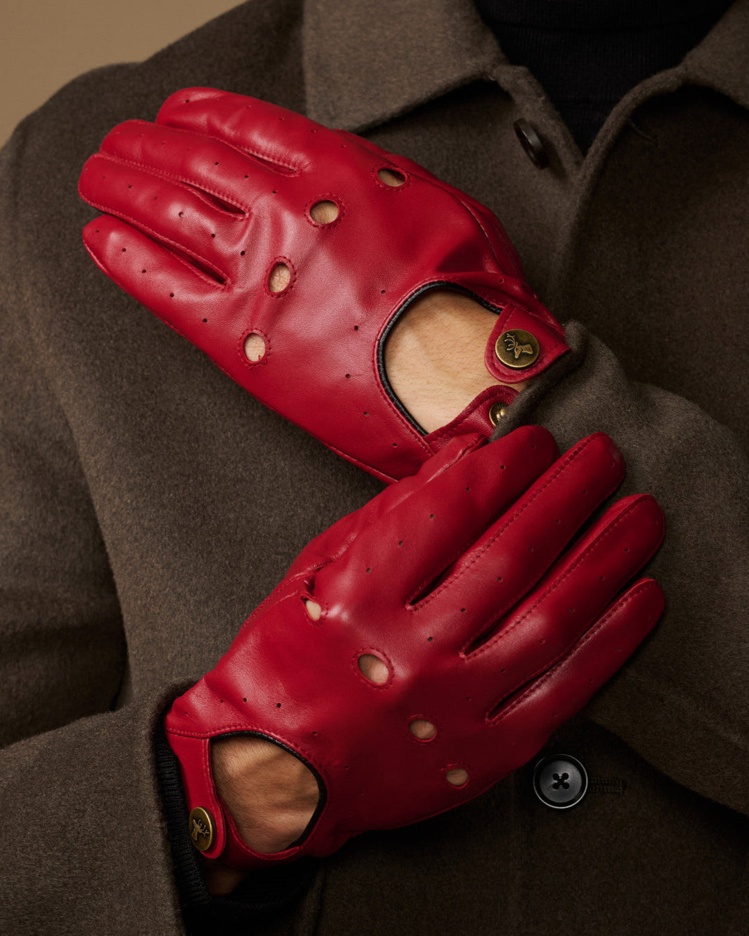 Men's Touchscreen Gloves with Elastic Wrist