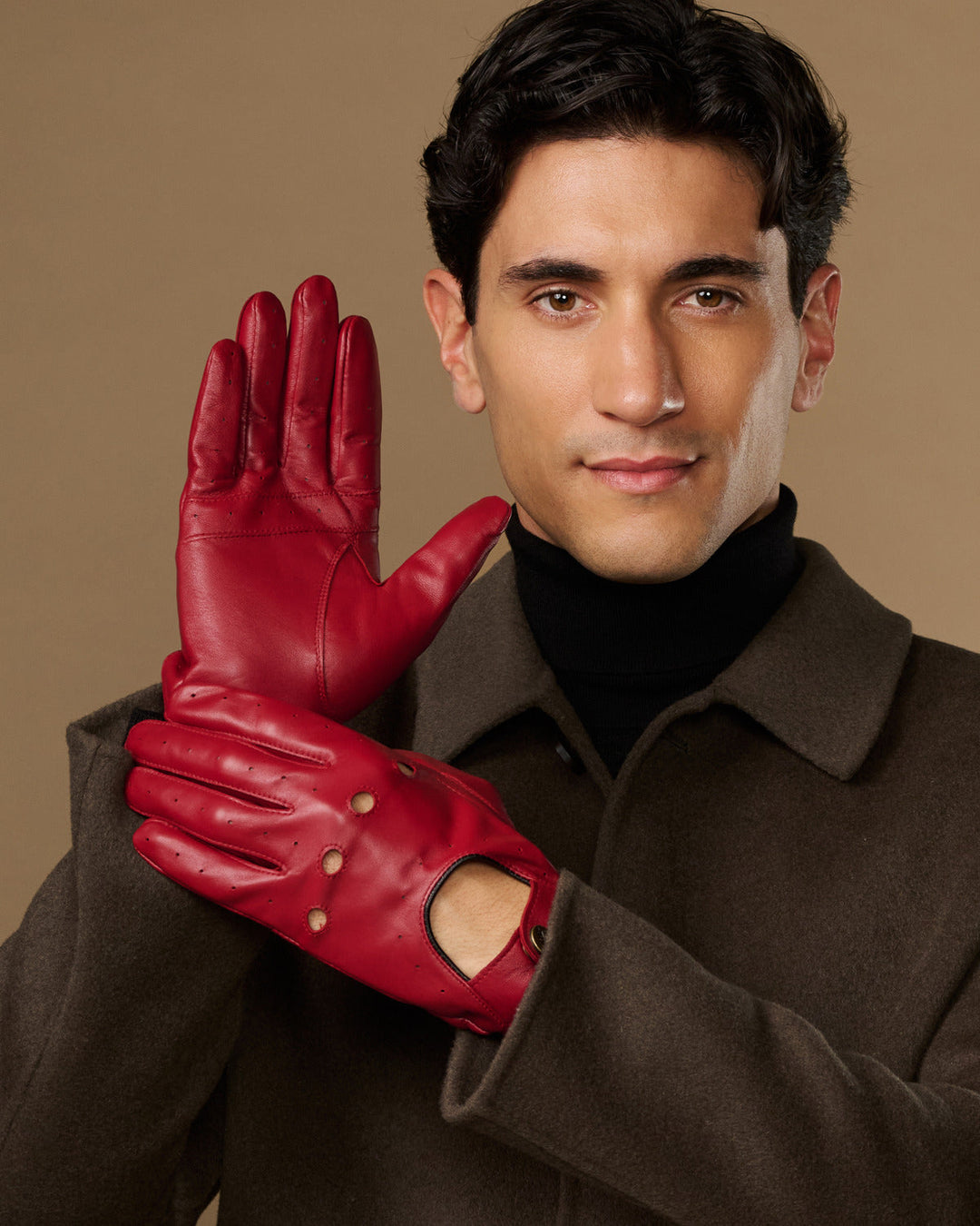 Men's Touchscreen Gloves with Elastic Wrist