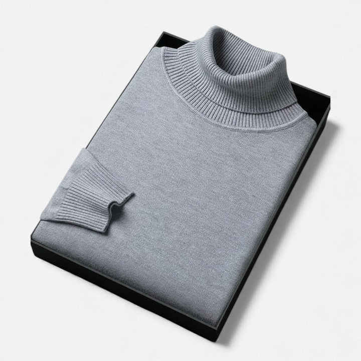 Men's Turtleneck Knitted Jumper