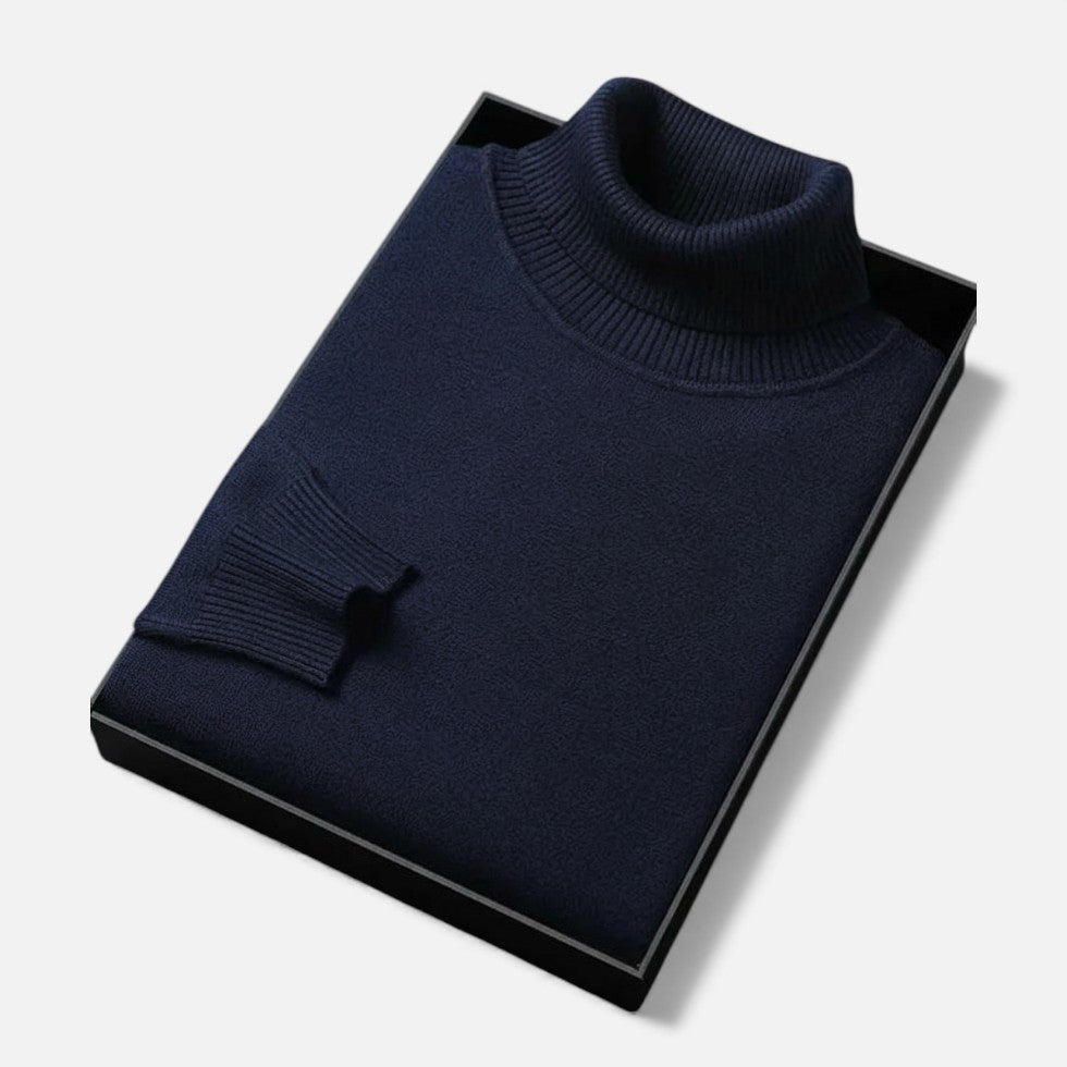 Men's Turtleneck Knitted Jumper