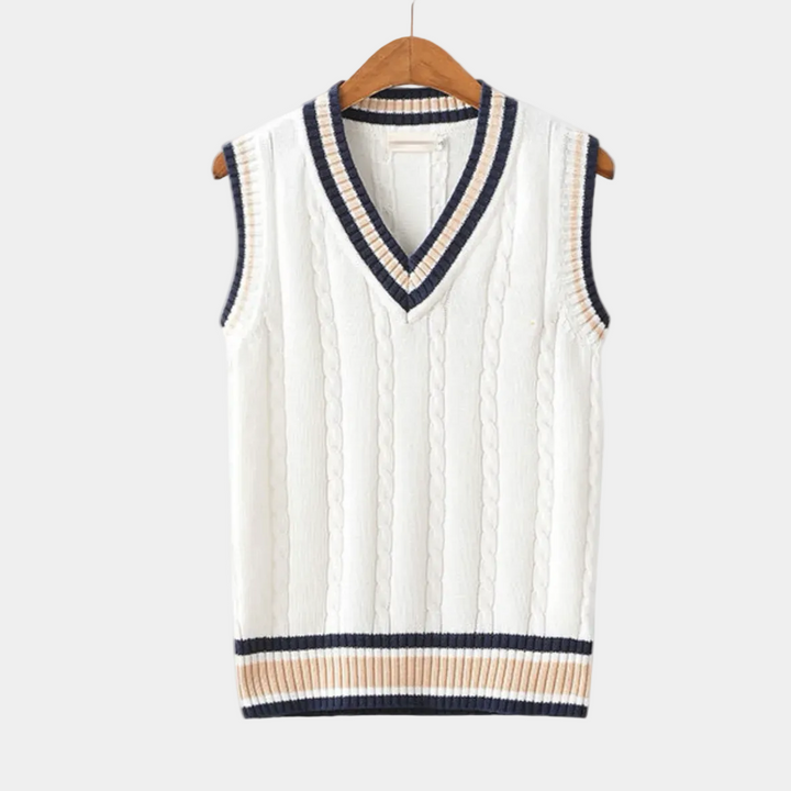 Men's V-Neck Knit Sweater Vest