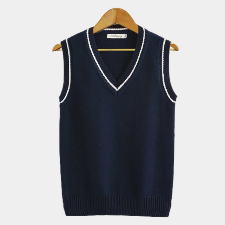 Men's V-Neck Knit Sweater Vest
