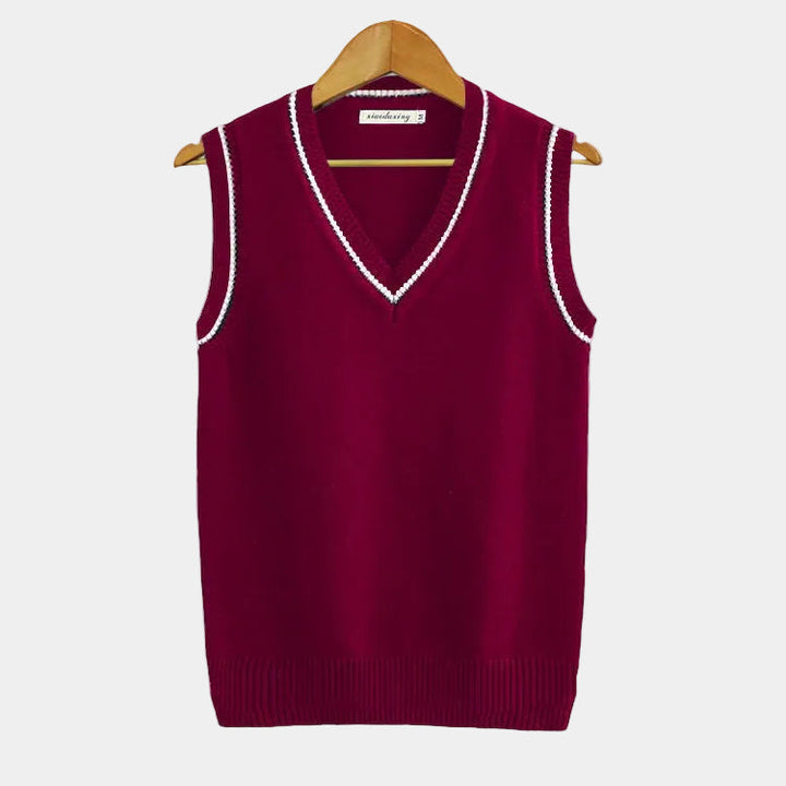 Men's V-Neck Knit Sweater Vest