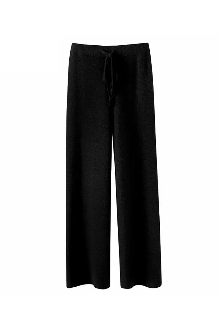 Men's Wide-Leg Drawstring Trousers
